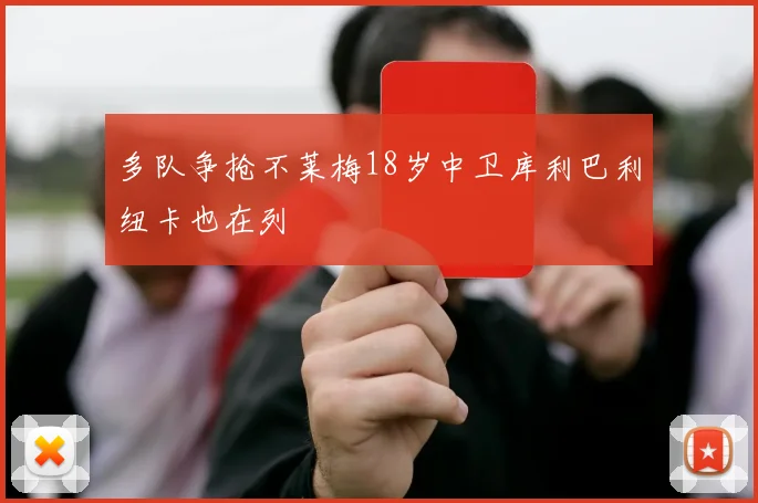 多队争抢不莱梅18岁中卫库利巴利纽卡也在列